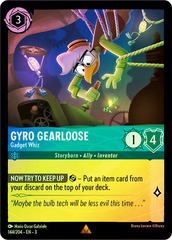Gyro Gearloose - Gadget Whiz - 144/204 - Rare - Cold Foil